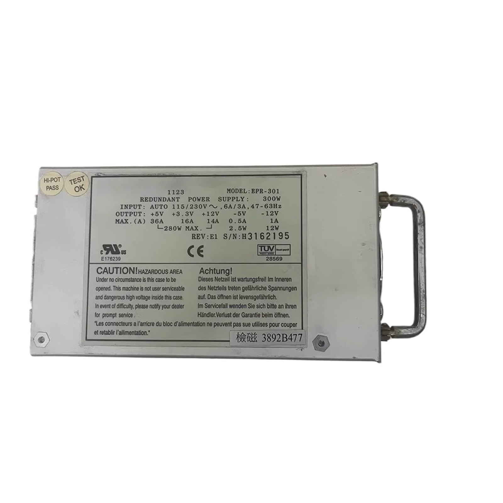 BFSYDLUJ Power Supply EPR-301 300W