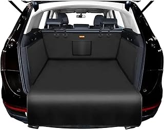 Housse de Siège Chien, pour Hyundai Santa Fe (2012-2024 2025) Housse Protection Voiture Chien avec Fenêtre en Maille et Protections Latérales pour Voiture, SUV