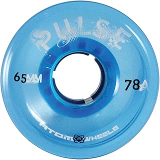 Atom Skates Outdoor Quad Roller Wheels 78A Atom Pulse 65x37 Blue / 1 Pack - 4 Wheels