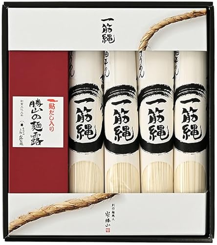 [三輪山勝製麺]一筋縄そうめん・細平めん詰合せ