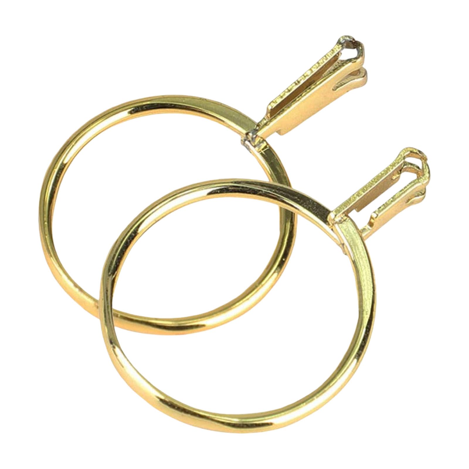 HDOYTXXM Of 2 Adjustable Jewelry Holder Stands Gold Finish Suitable for Retail Exhibitions Gold Jewelry Holder