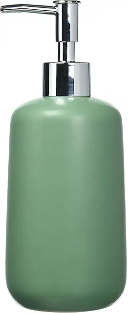 Dispenser Sapone Olinda Verde in Ceramica - Design Moderno per Bagno e Cucina
