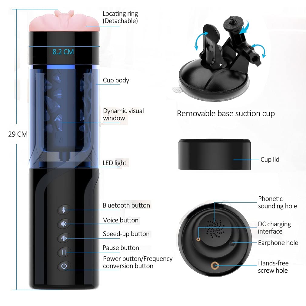 Cup Mâsturbatéur Homme Automatique Electrique Va Et Vient Vibrant Chauffant Succion Mâsturbatéur Masculin Tasse D'Avion Vibrante Rechargeable Pour Hommes Vaginette Silicone Pour Homme
