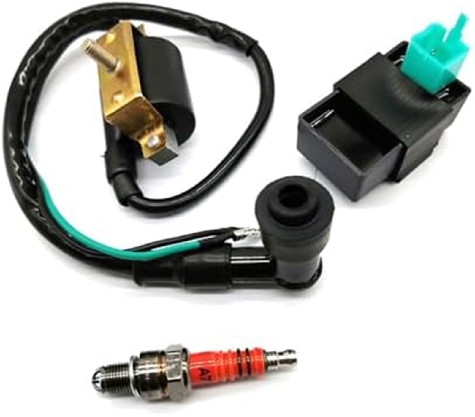 Zestaw cewek zapłonowych Moto Skrzynka cewki zapłonowej motocykla 5-Pin Ac Cdi, dla Spark A7TC Xl185 Xl Xr 70 75 80 100 125 175