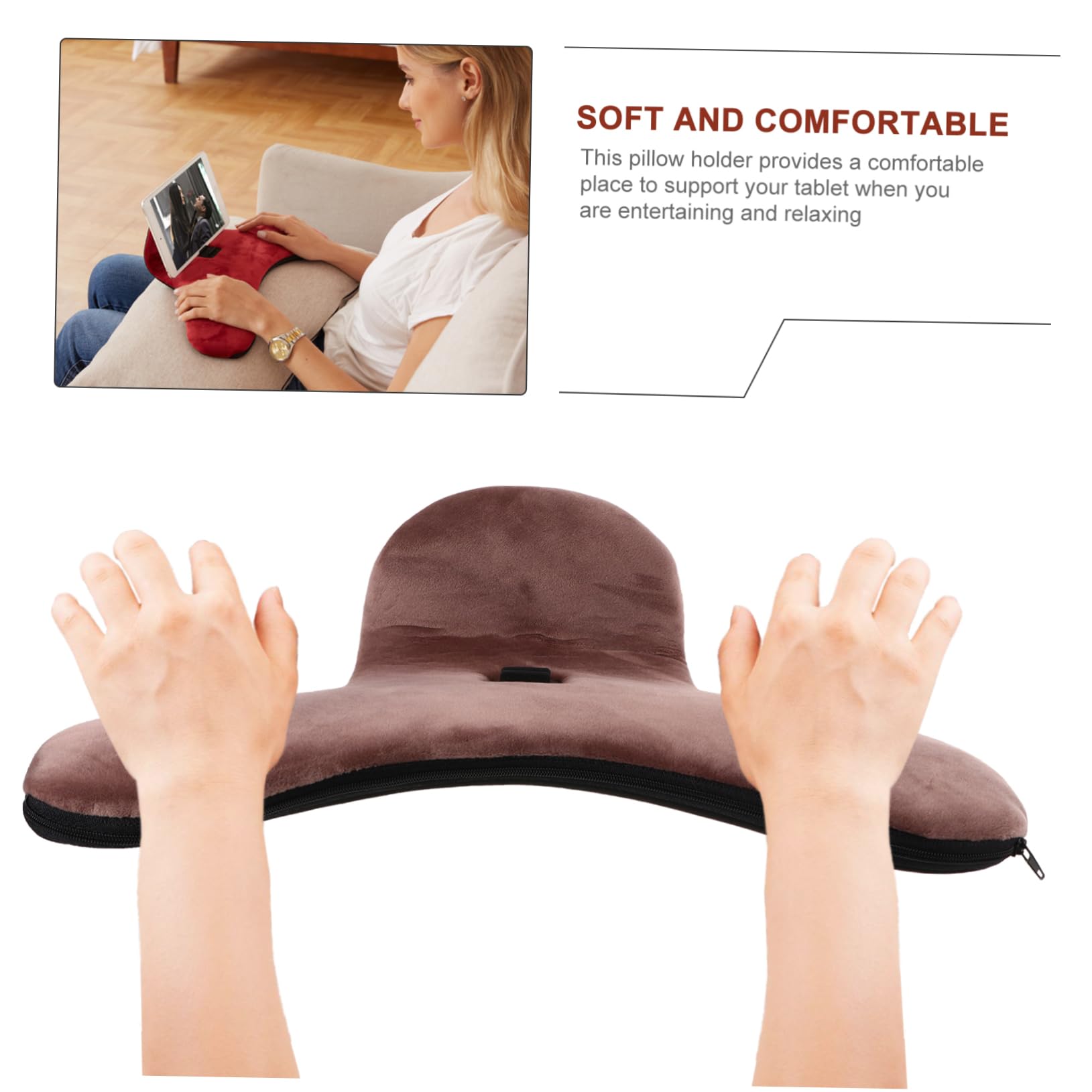 Artibetter Supporto Per Telefono Regolabile Supporto Per Tablet A 3 Angoli Fodera Lavabile E Staccabile Cuscino Per La Lettura