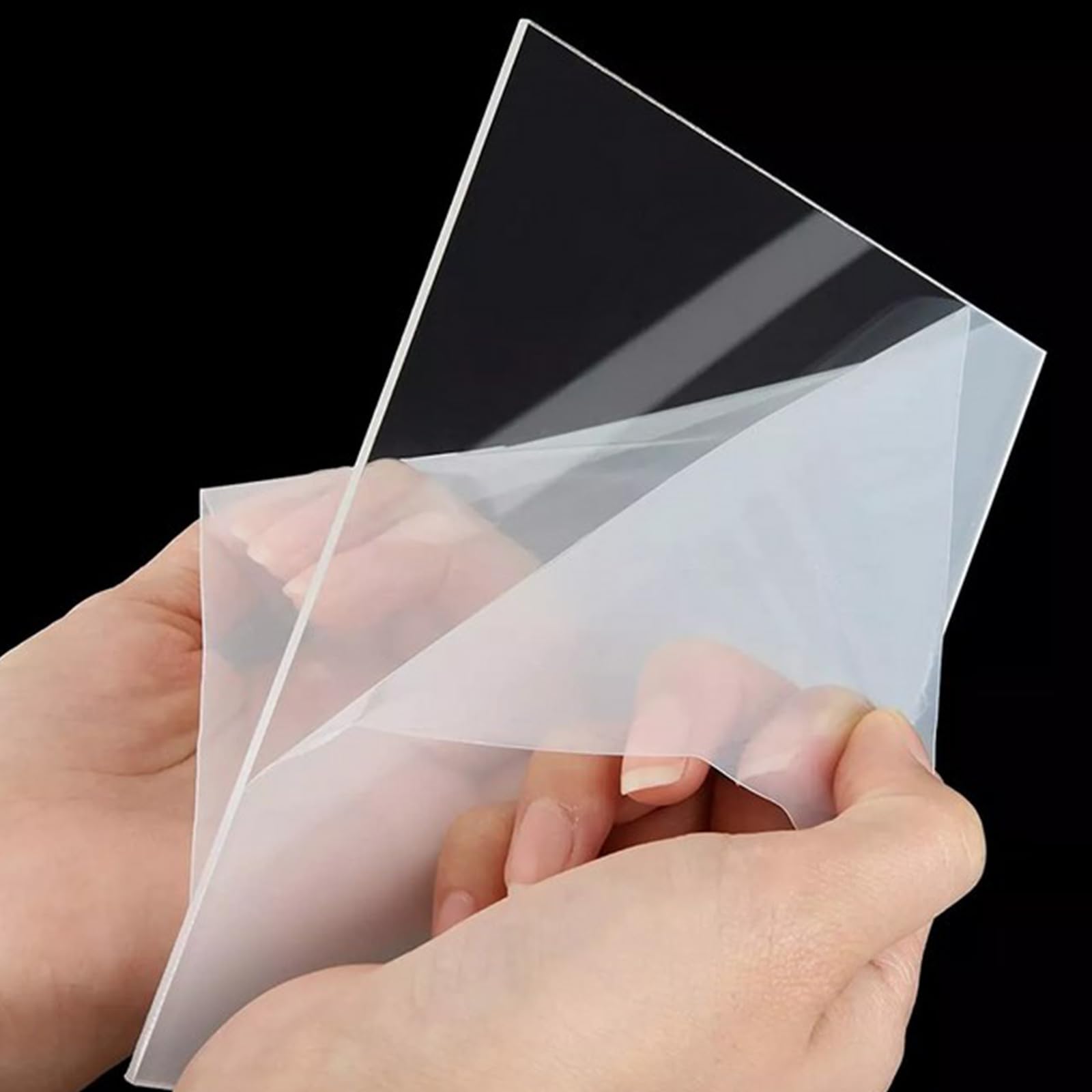 6 stuks acrylplaten, zwart acrylglas, 2 mm plexiglas-platen, A4, transparant plexiglas, kunststof plaat, acrylschijven voor Househld-decoratie, display, fotolijst (29,7 x 21 cm