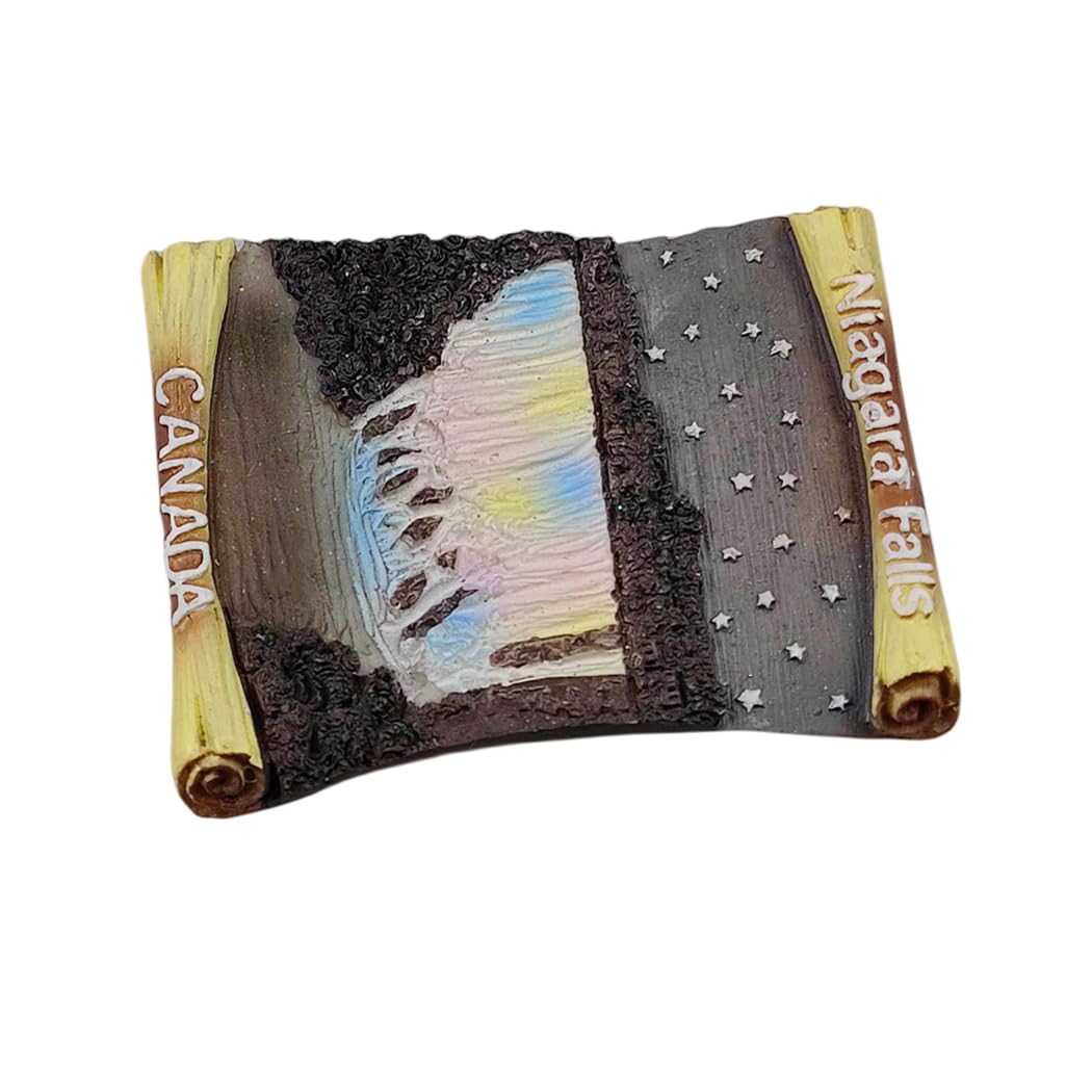 Calamita per frigorifero delle cascate del Niagara Canada, souvenir di viaggio, decorazione 3D per frigorifero, adesivo magnetico, collezione artigianale