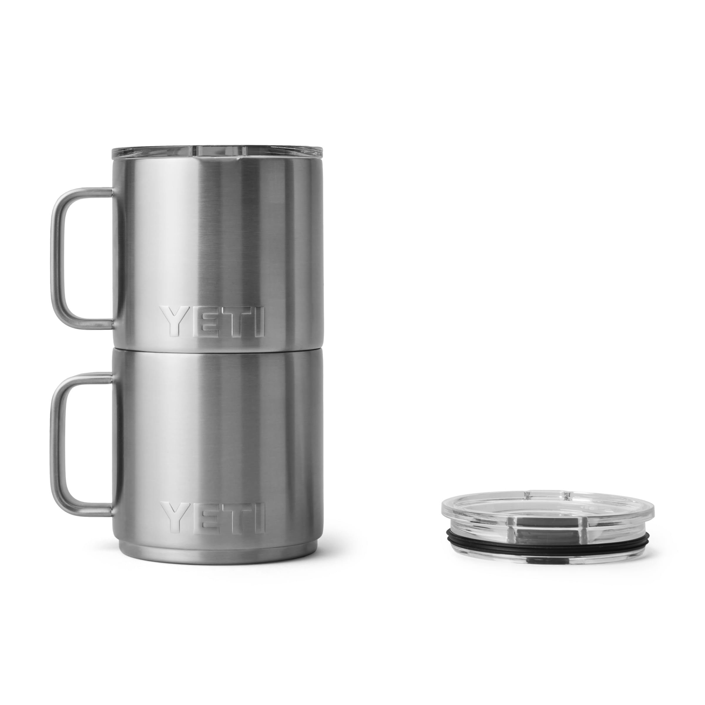 YETI Rambler 14 oz (414 ml) Stapelbare Tasse Mit Durasip Keramikbeschichtung - Stainless Steel