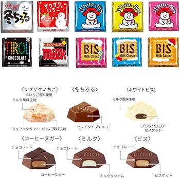 Amazon.co.jp: チロルチョコ クリスマスカップ 6種34個入×2個セット