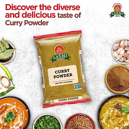Laxmi Curry Powder 200gm (7oz) | Curry powder seasoning with a blend of spices | Non-GMO Product | For cooking and seasoning | Saves you time and energy - Image 5