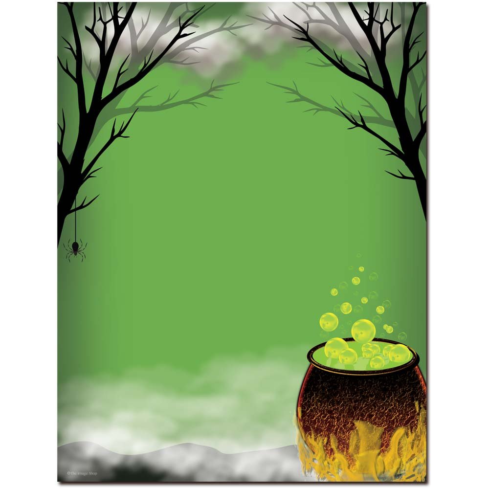 Toil & Trouble Halloween Letterhead Laser & Inkjet Printer Paper, 25 pack