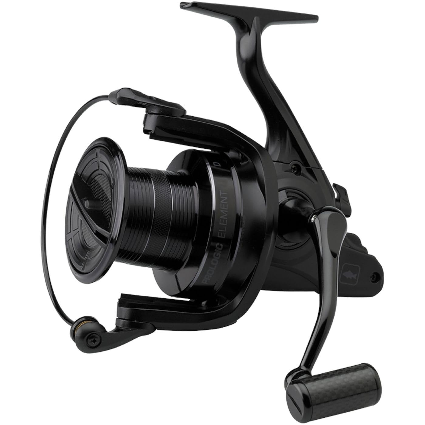 Prologic Element XD8000FD - Mulinello per pesca alla carpa, mano destra, 618 g, resistenza massima 19 kg, 7 cuscinetti in acciaio inox, sistema di oscillazione super lenta, manico e manopola in