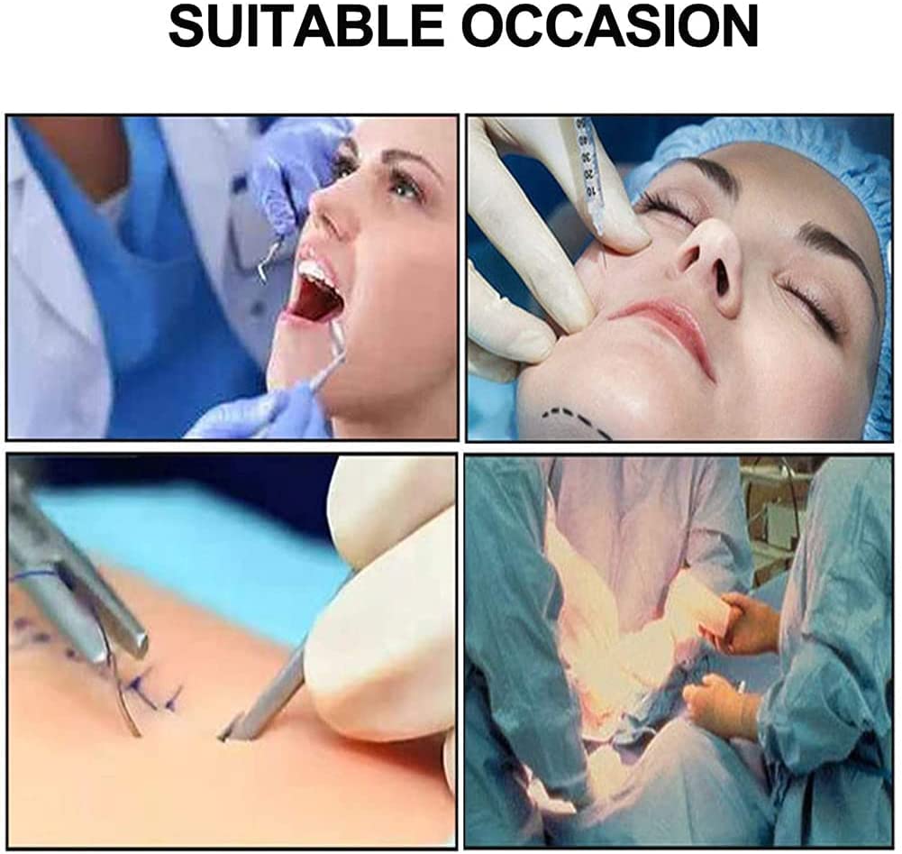 Luce per occhialini dentali, lampada frontale per odontoiatria, lampada frontale dentale a LED portatile con clip, lampada frontale ad alta luminosità per tutti gli occhialini binoculari med