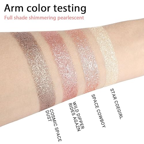 Miniatura 10 de SUAKE Paleta de sombra de ojos mate brillante de 9 colores impermeables. Paleta de polvo de purpurina altamente pigmentada de larga duración. Sombra