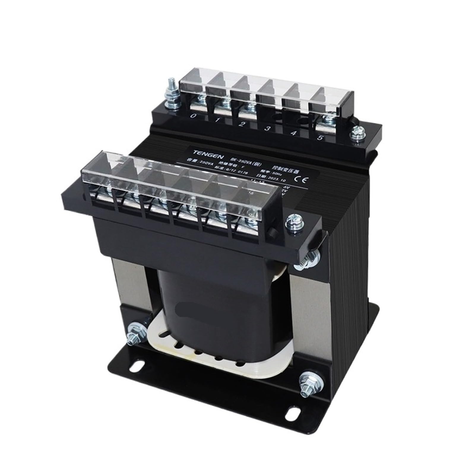 Transformador de control, BK-250VA 380-220V Entrada 220/36/24/12/6V Salida 250VA Transformador de aislamiento monofásico