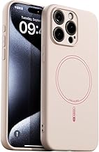 YANJIEER Custodia magnetica in silicone liquido per Xiaomi POCO F7 Pro, Cover compatibile con MagSafe, antiurto, protezione fotocamera, Ultra sottile morbido Antiurto Protettiva Case Bianco