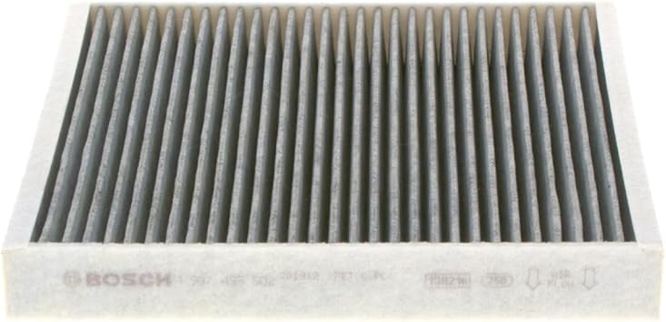 Bosch R5502 Cabin Air Filter with Activated Carbon Filters odours pollen and dust - replacement filter for better air quality in the vehicle interior