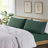 Vista 3 de Empyrean Bedding - Fundas de almohada de microfibra de doble cepillado e hipoalergénica Fundas de almohada de lujo Fundas de almohada de alta