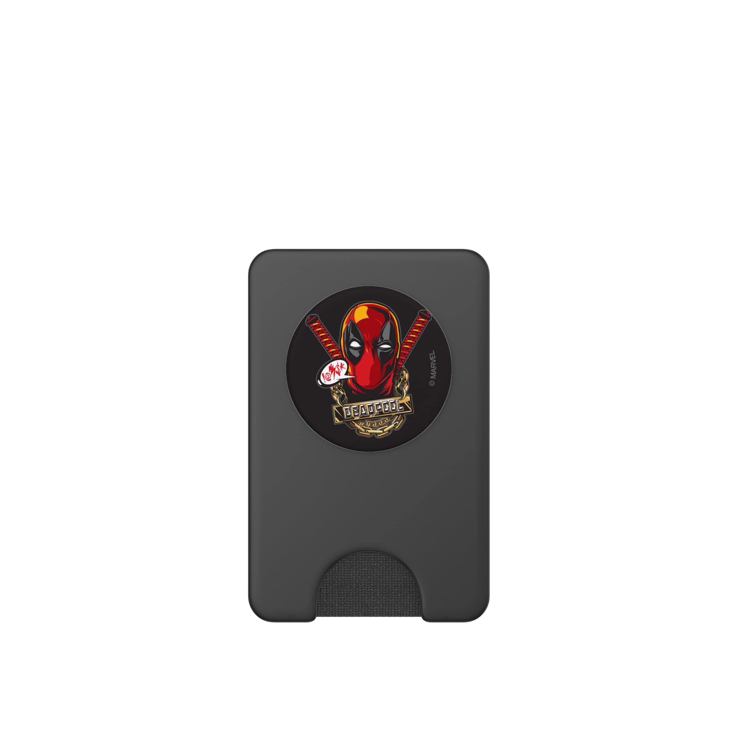Marvel Deadpool Wade Wilson Swords and Chains PopSockets PopWallet for MagSafe, Black - Image 2