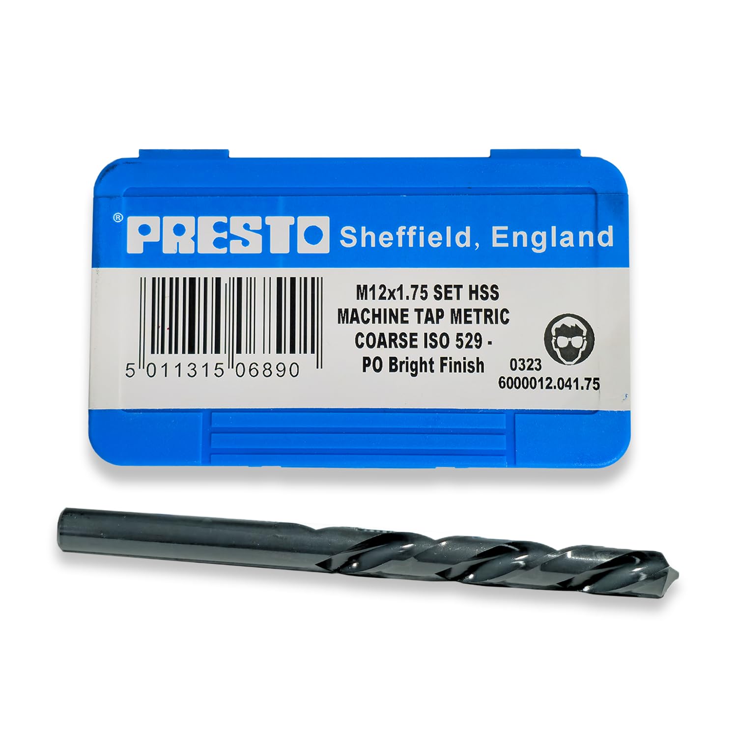 Rdgtools Presto M12 X 1.75 Hss Metric Hand Tap Set (Pack Of 3) 6000012.041.75 & 10.2Mm Hss Tapping Drill From