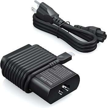 2025 New Slim 65W USB-C Laptop Charger Compatible with ThinkPad T14 T15 T16 X1 T490,Yoga 7i 2-in-1,for Chromebook Charger,IdeaPad3 Charger .Type-C Fast Charging AC Adapter