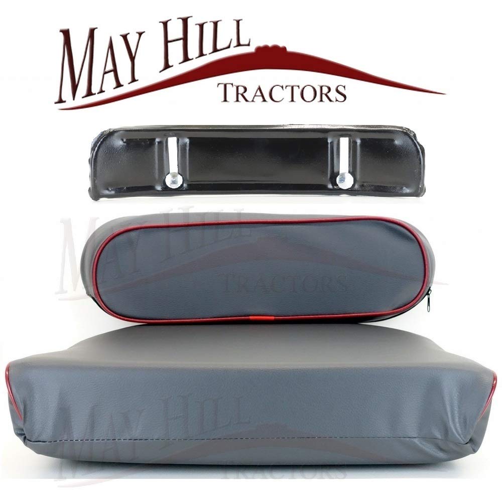 Seat Cushion Set to Fit Massey Ferguson 35 65 135 165 Tractor Dark Grey