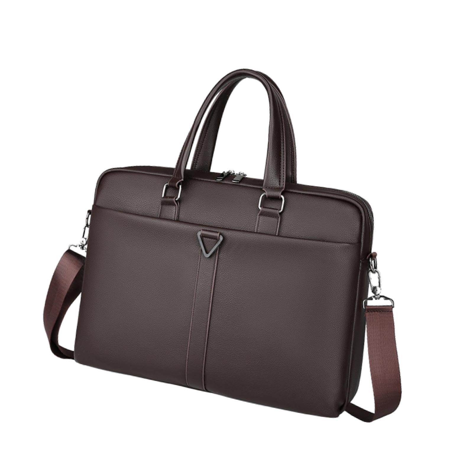 the style sutra Business Bag for Men Briefcase Notebook Bag Shoulder Bag for Business Travel PU Brown | Backpacks, Bags & Briefcases-picture-21