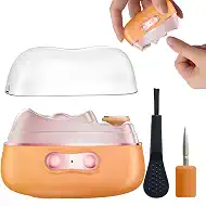 4 in 1 Safe Electric Nail Clipper for Baby & Adults Rechargeable Nail Drill for Filing, Gel Polish Removal, Polishing & UV LED Light for Fast Drying