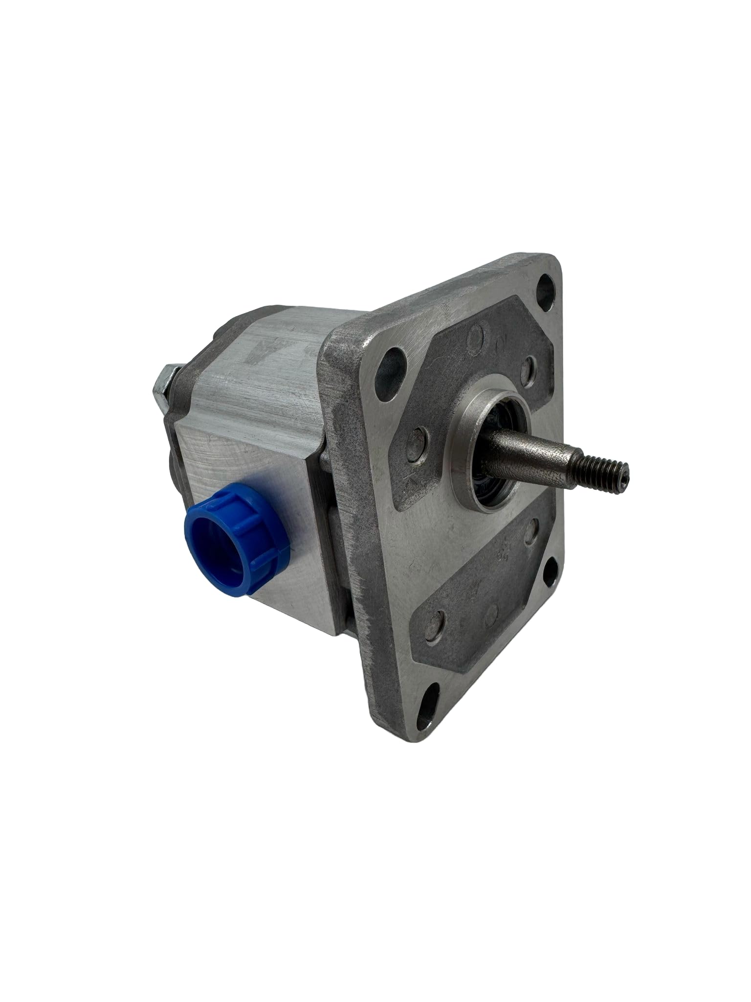 Bomba Hidraulica, 2,4 L/min (16 cc/rev), 250 Bar, Eje Cónico 1:8, Puertos Bridados GAS (BSP), Montaje Europeo Marca Hydrosila. Bomba para Tractor, Bomba para prensa Hidráulica