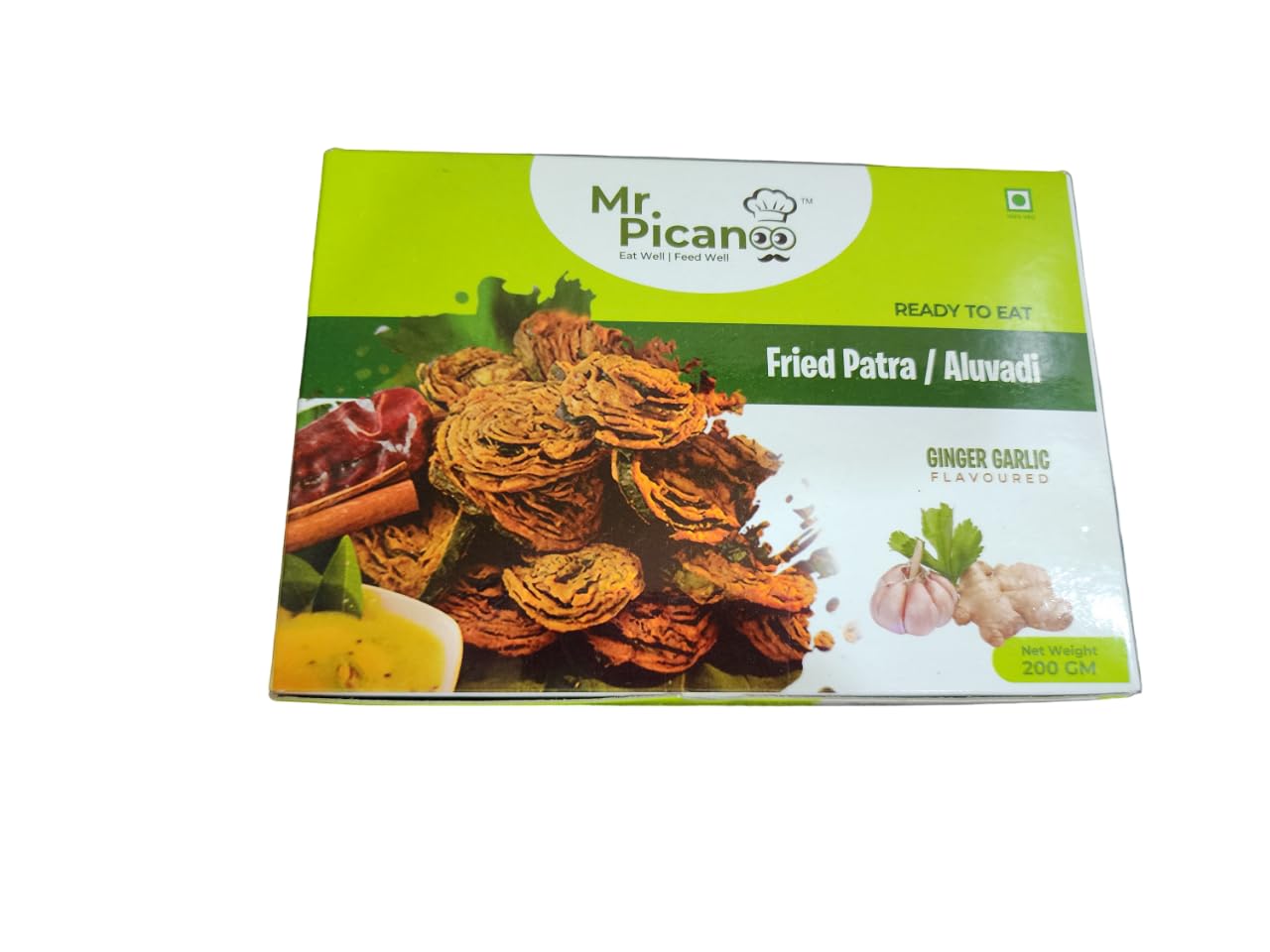 Fried Patra/Aluvadi - Regular | Authentic Gujarati Snack | Crispy Gujarati Snack | 200g | Vegetarian | Tea Time Treat (200 gm, Regular) (B0DFH31JHV) Amazon Price History, Amazon Price Tracker