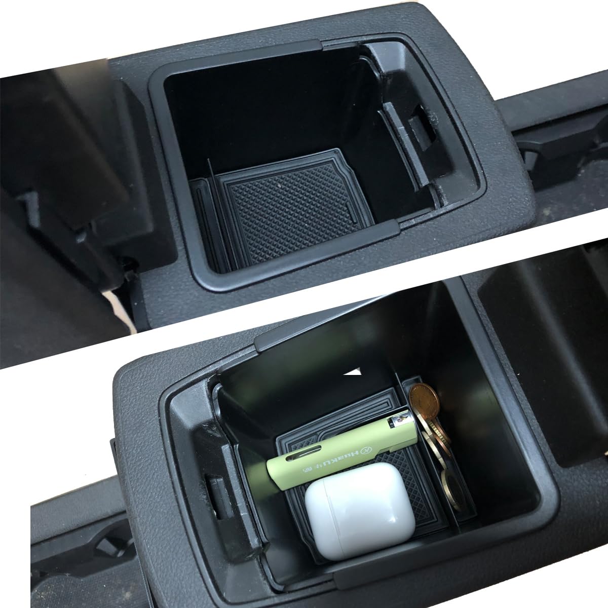 Accoudoir Central Pour Renault Clio 5 - Rangement Supplémentaire - Réglable Et Facile à Installer - Cuir PU - Sans USB Ou Avec 3 Ports USB - 5