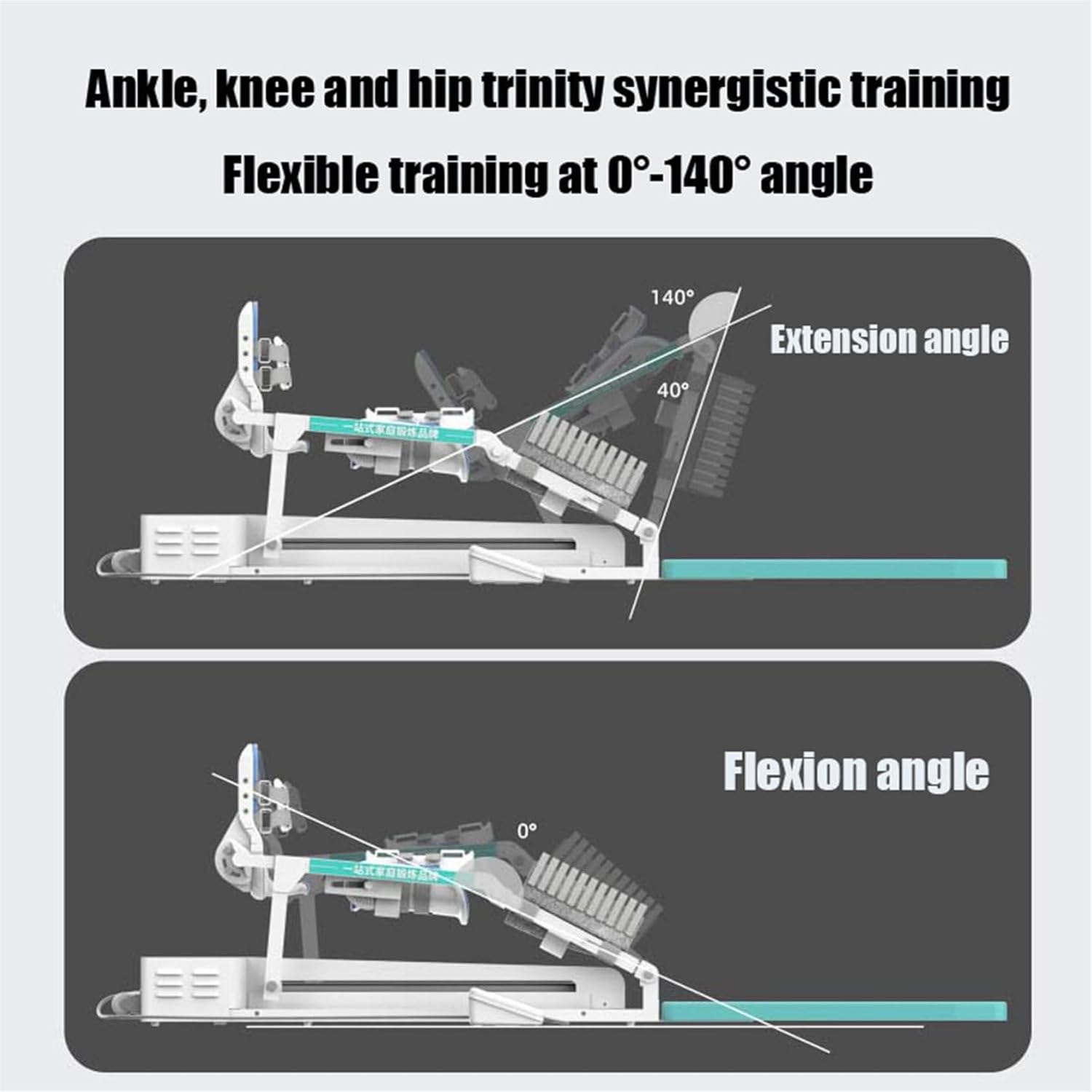 Physical Therapy Leg Exercisers, Bending And Straightening After Knee And Knee Rehabilitation Equipment, With Remote Control, 0-170° Adjustable, For Post-Ops, Osteoarthritis And Sprains