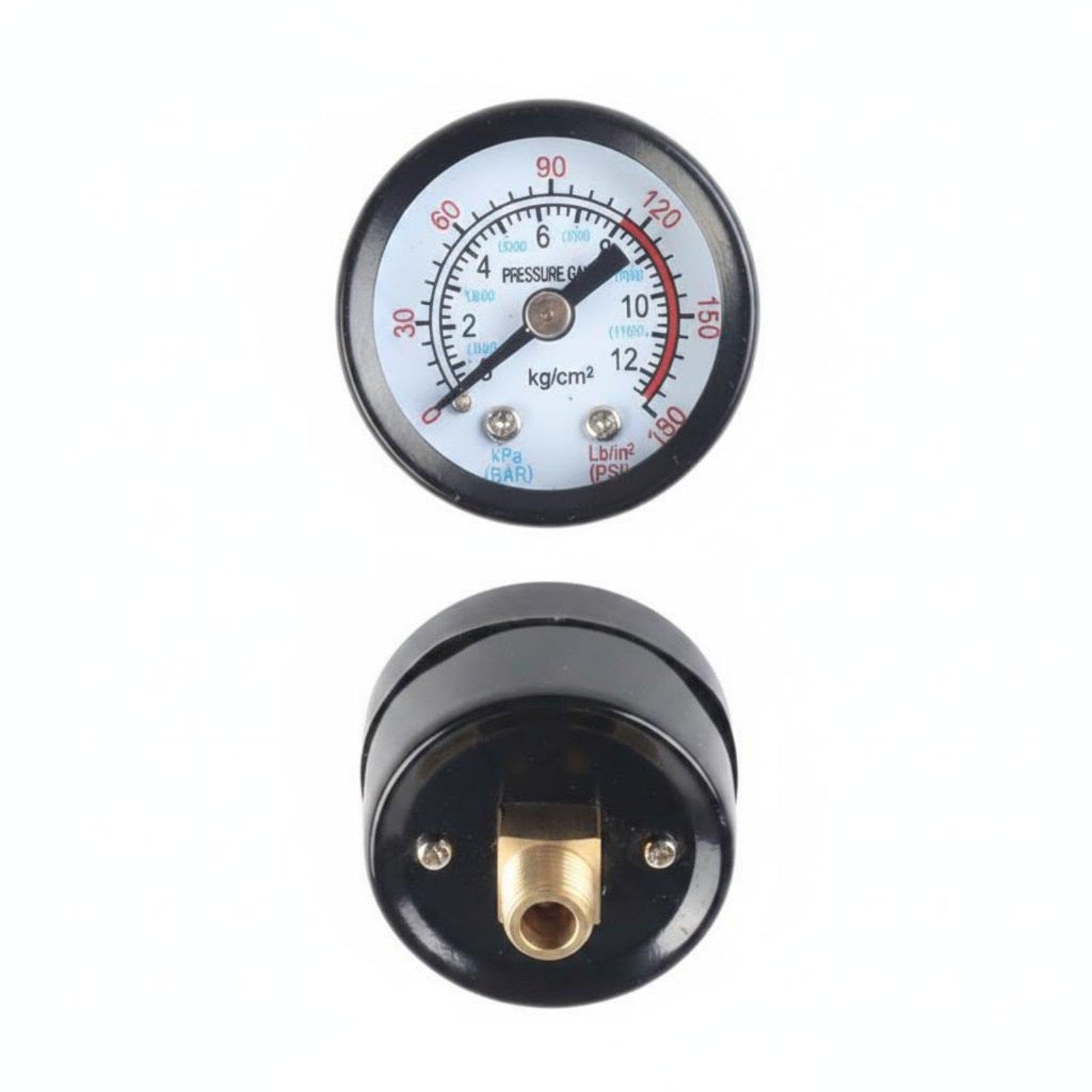 Radial Pressure Gauge 1.6 MPA Air Compressor Gauge 230 PSI Measurement Instrument Y40 Copper Thread-picture-12