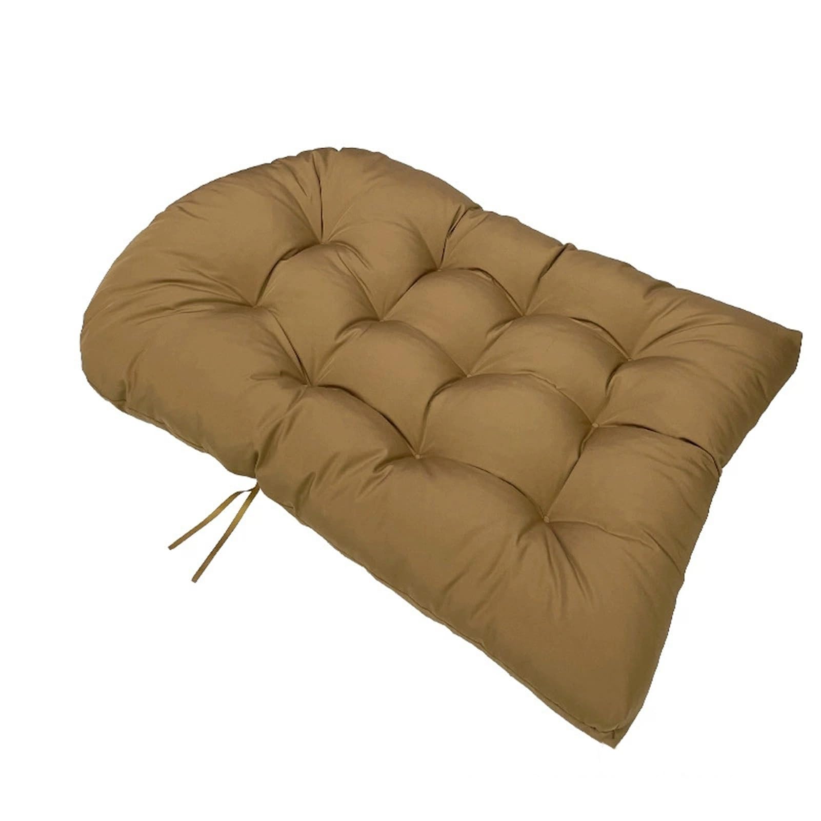 Genérico Cojín de Repuesto para Silla Colgante Tipo Huevo (Exterior), Almohadilla Gruesa, Impermeable y Estampada en Forma de U para Columpios de Patio y jardín