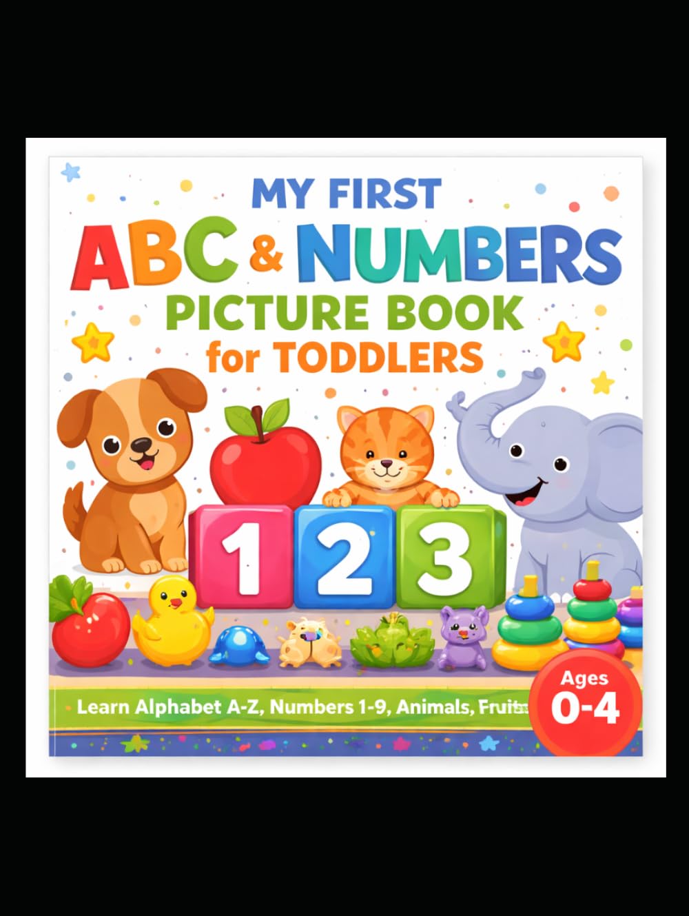 My First ABC & Numbers Picture Book for Toddlers: Learn Alphabet A–Z, Numbers 1–9, Animals, Fruits & Everyday Objects | Early Learning for Kids Ages ... Books for Babies, Infants & Toddlers)