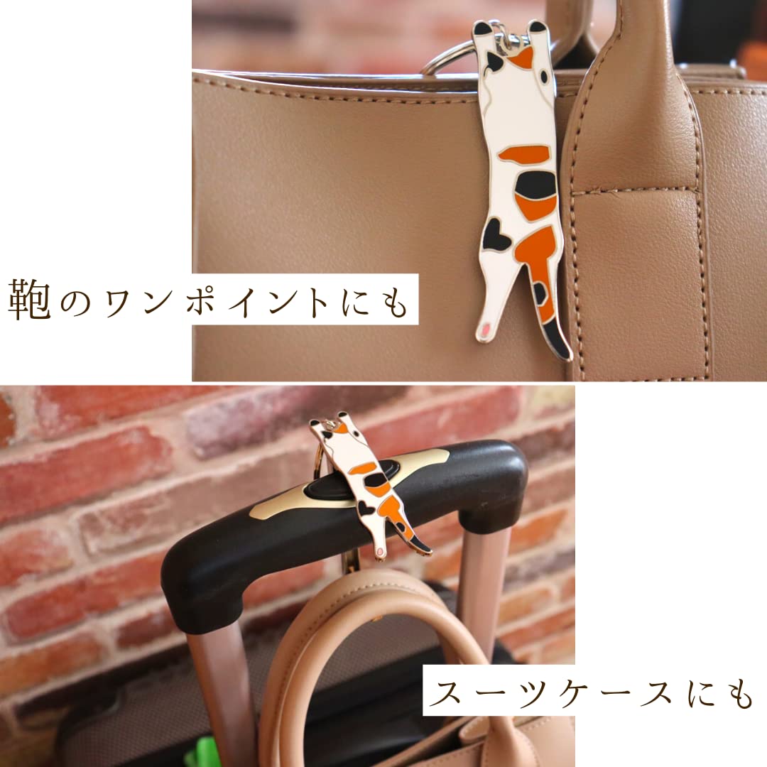 カバン持ちネコ　nyanger ニャンガー　黒　猫型バックハンガー かわいい新デザイン登場！力持ちになったカバン持ちネコ