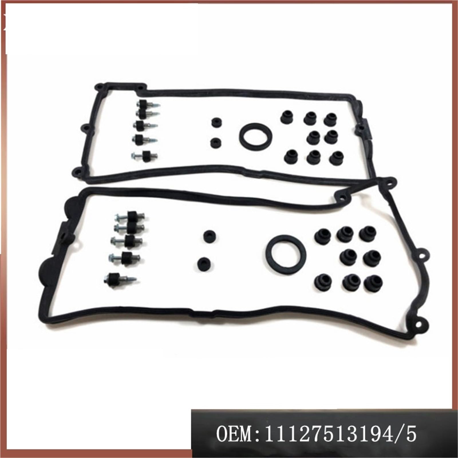Seal Oil Cooler Gasket Do X5 E60 E63 E64 E66 E65 E53 E70 N62 silnik 11127513194 11127513195 podkładka maski uszczelka pokrywy zaworów
