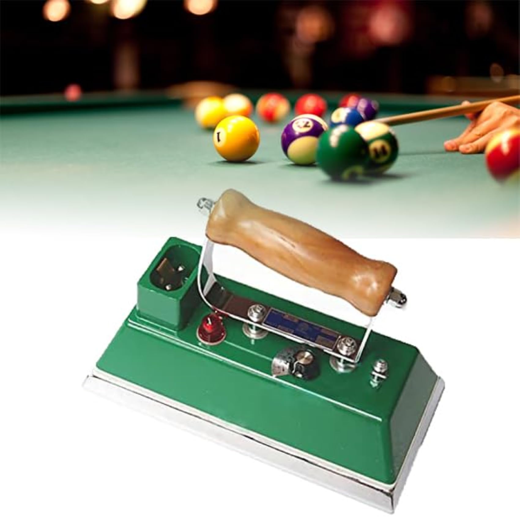Fer de billard thermostatique réglable pour l'entretien des tapis de table