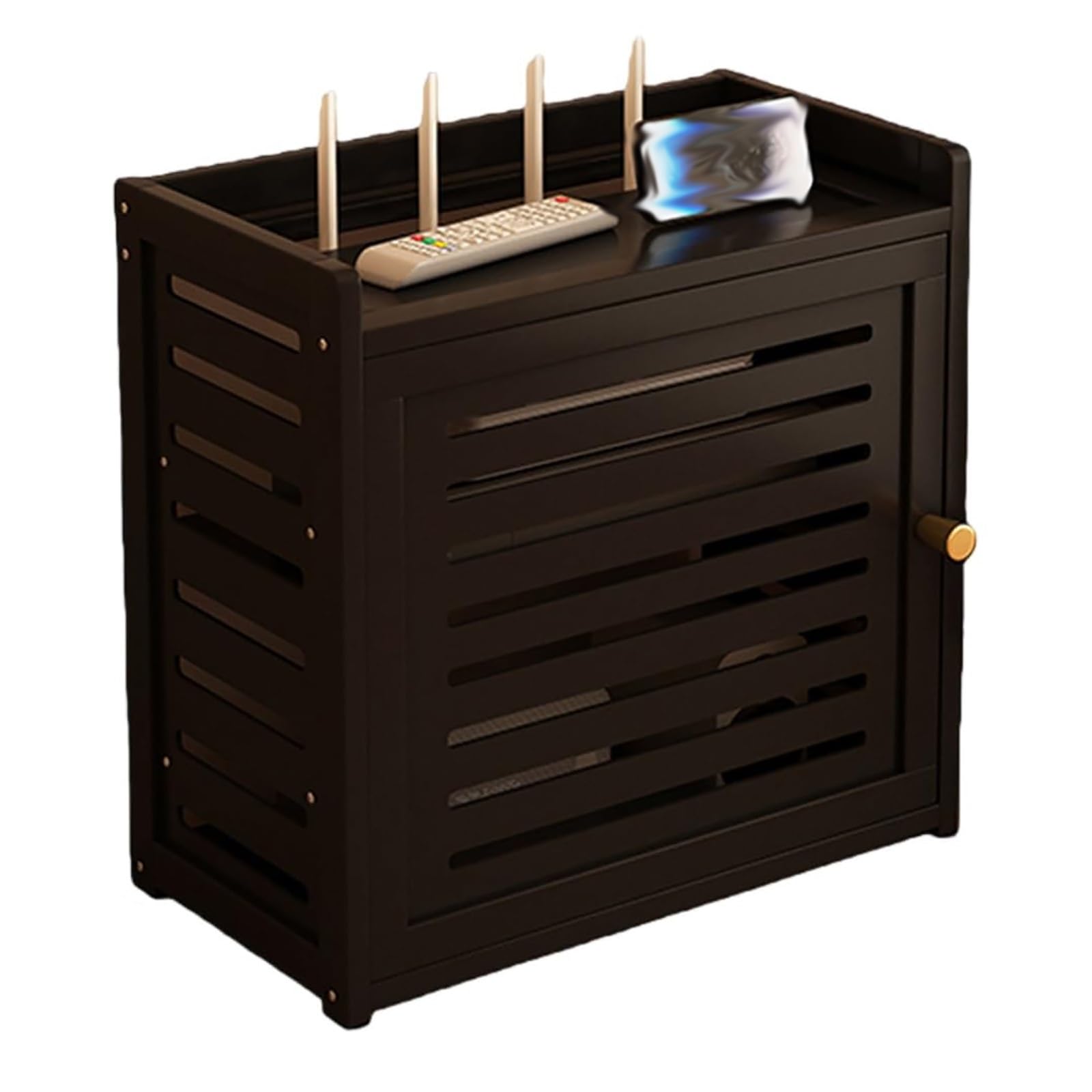 Gabinete de almacenamiento WiFi y caja organizadora de regletas