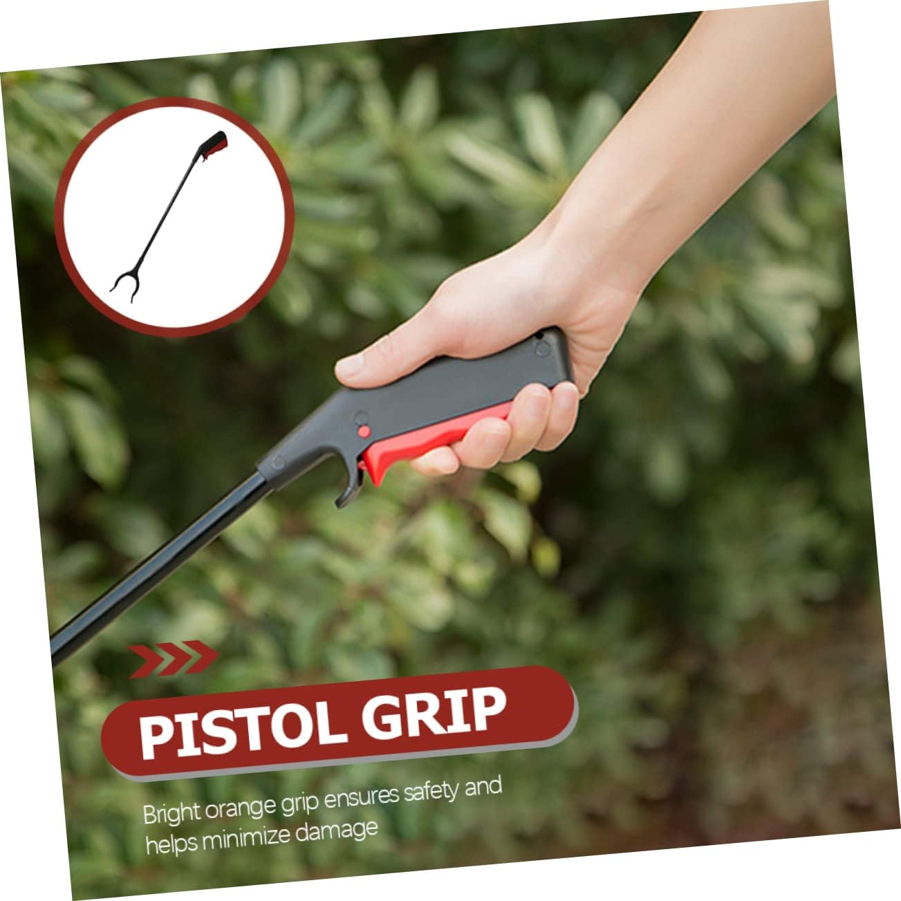Litter Picker Grabber Stick Stainless Steel Garbage Clamp for Outdoor Indoor Use Durable Rubbish Up Tool Lightweight Design for Easy Cleaning Homes Schools