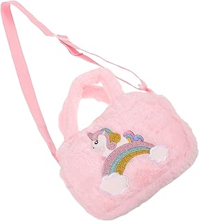 Carteiras Bolsas Bolsa Unicórnio Bolsa Crossbody Para Menina Unicórnio Bolsa Crossbody Para Menina Menina Unicórnio Carteira Bolsa De Mão Bolsas De Ombro Alça De Ombro De Pelúcia