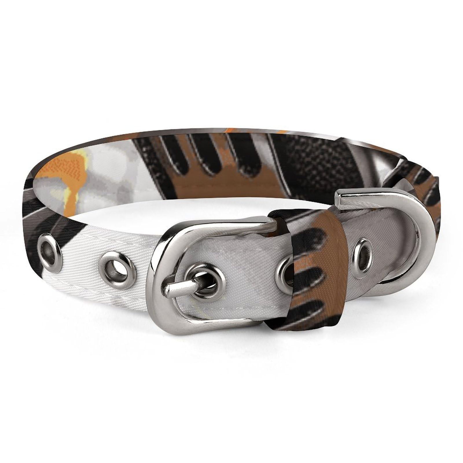 Collier réglable pour chien et chat aux motifs de notes de musique pour petits animaux