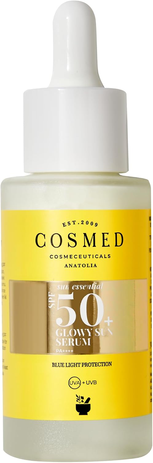 Cosmed Güneş Koruyucu SPF50 Sun Serum - Makyaj Altı - SPF50+ Glowy Sun Serum - 50 ml