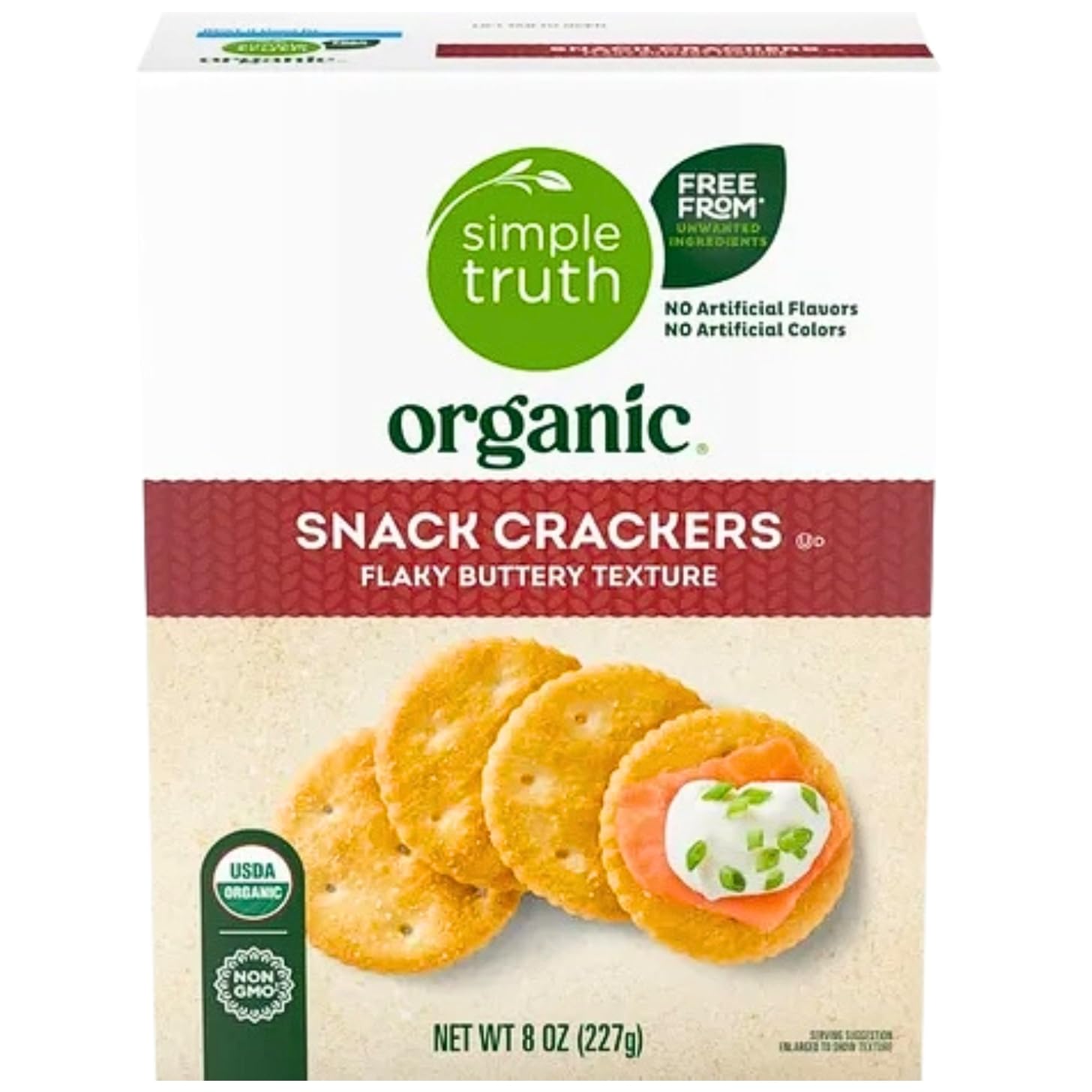 Galletas Snack de Trigo Orgánico Kroger 8 oz