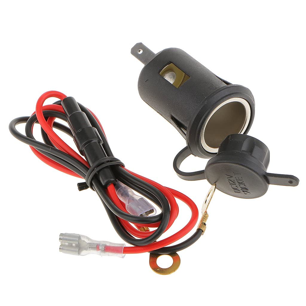 SP Electron 12V Waterproof Car Motorcycle Cigarette Lighter Power Socket Plug Outlet