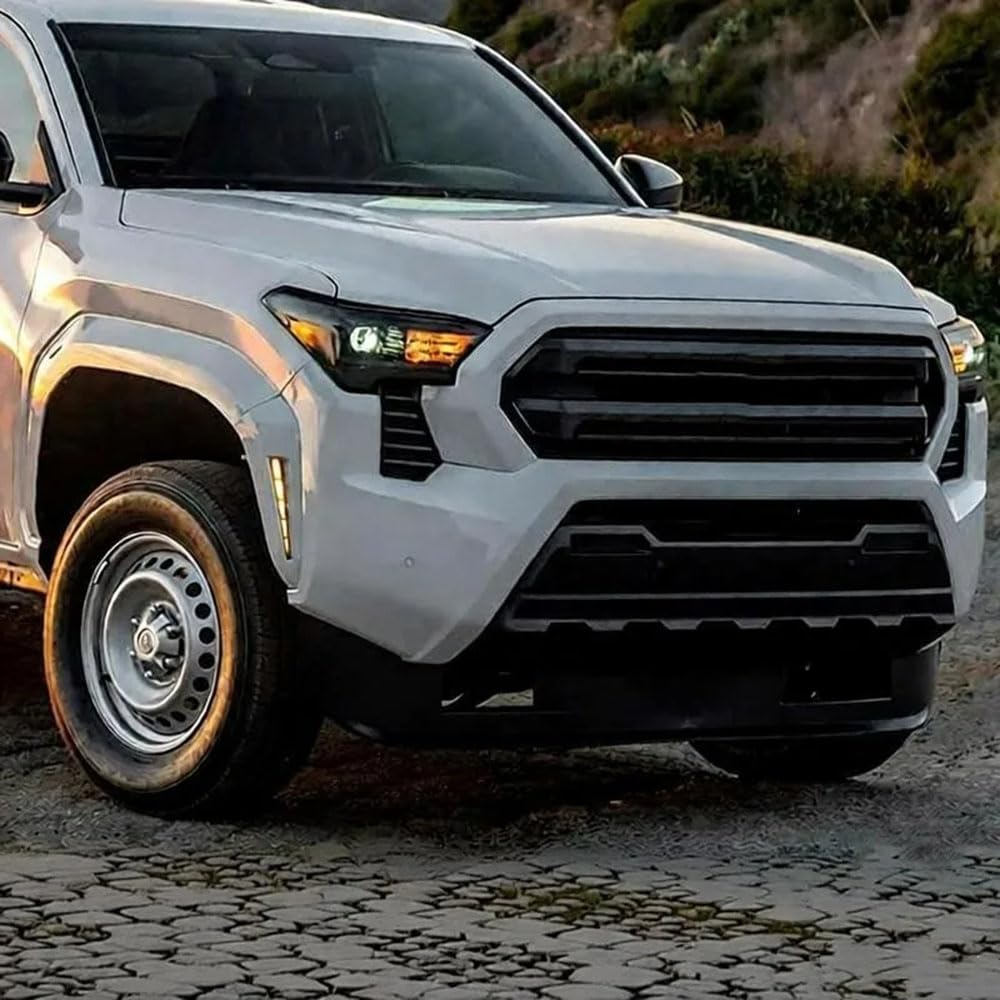 2 Sztuk Led Przedniego Zderzaka Boczne światło pozycyjne Światła Do Jazdy Dziennej Migające Dla Toyota Tacoma 2024-2026
