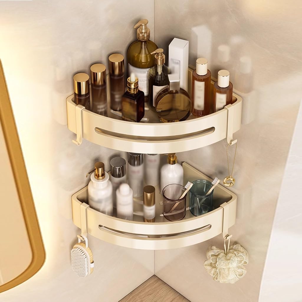 Shower Shelf Racks Bathroom Tripod Shower Caddy Shelf Organizer Rack Hanging Bathroom Organizer Shower Caddy
