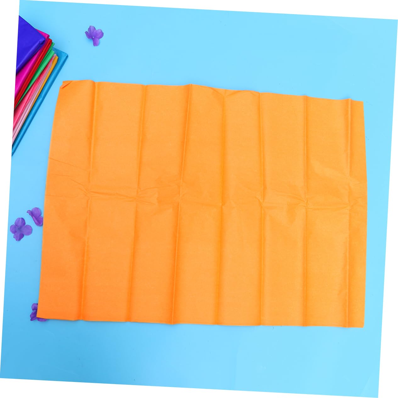 100stücke Farbiges Origami-papier Dünnes Bastelpapier Seidenpapier Kopierpapier Für Junge Mädchen Geschenkpapier Packpapier Für Diverse Projekte