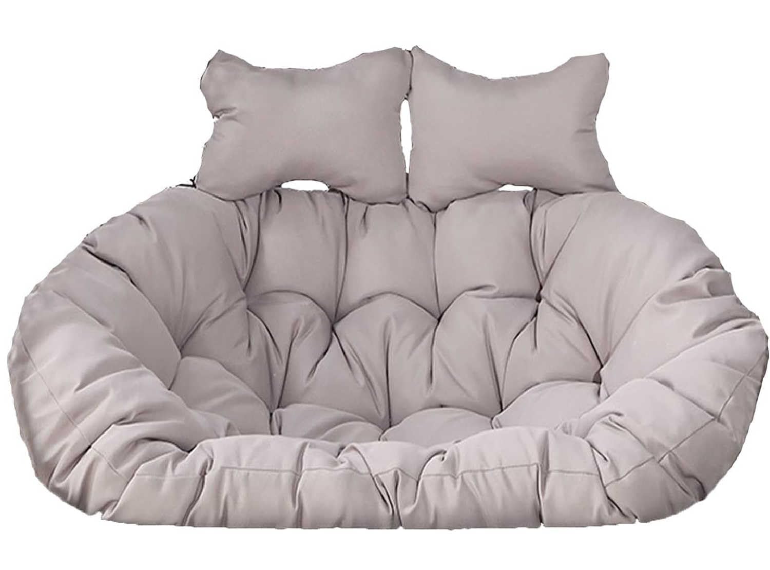 Cojín de 2 plazas para silla de huevo lavable que elimina la incomodidad