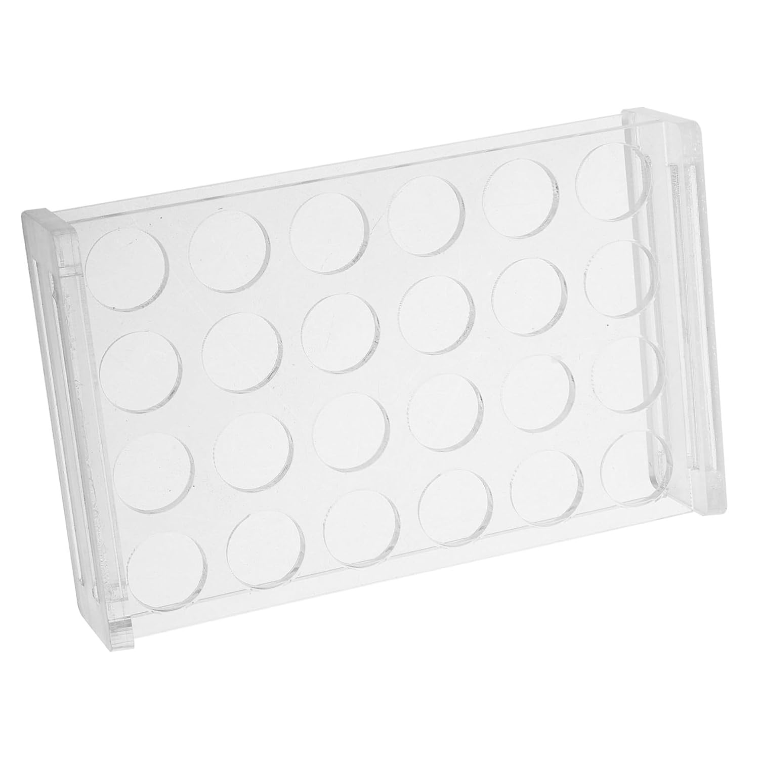 Alipis 3pcs Test Tube Rack Slots Sampling Tube Storage Holder for Laboratory and Display Easy to Install Versatile Organizer for Oils Lipsticks and More